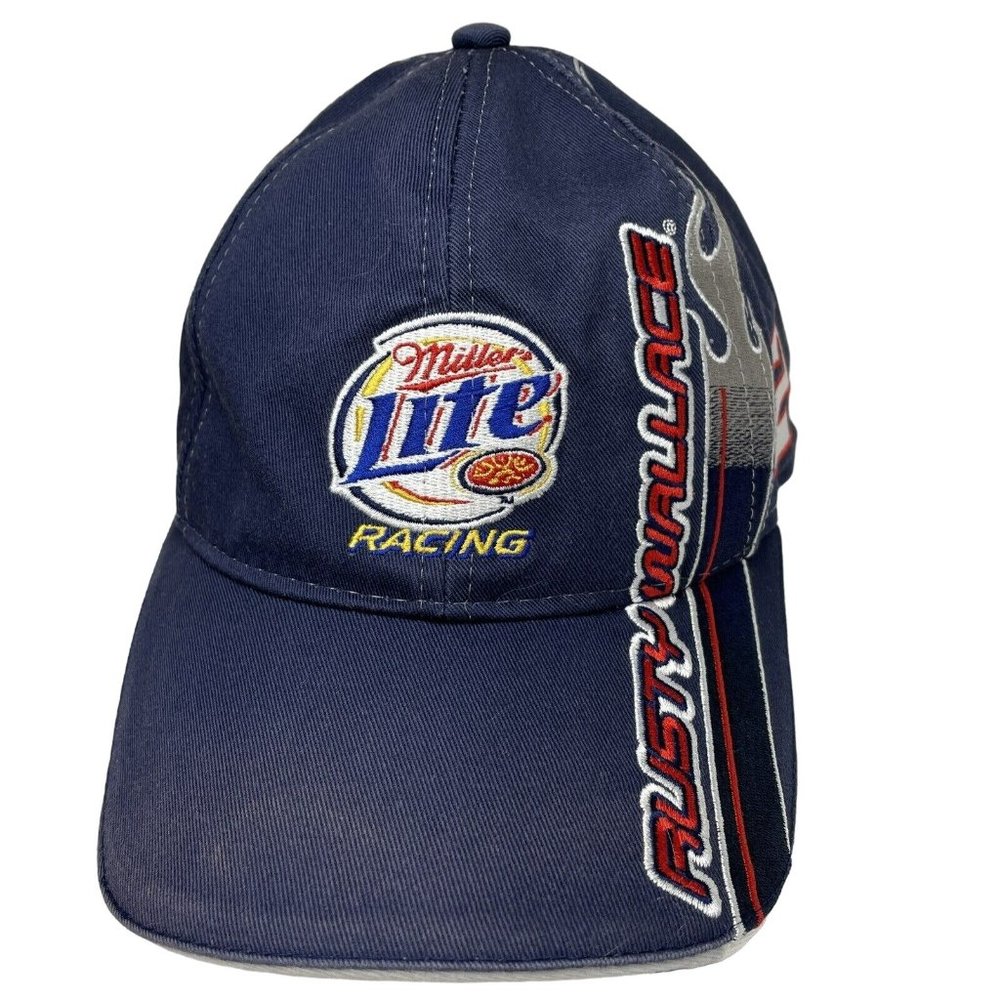 Rusty Wallace #2 Baseball Cap NASCAR Miller Beer Race By Chase Drivers Line Hat